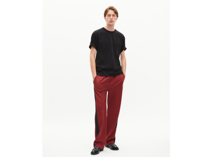 Bas de jogging large bordeaux bordeaux