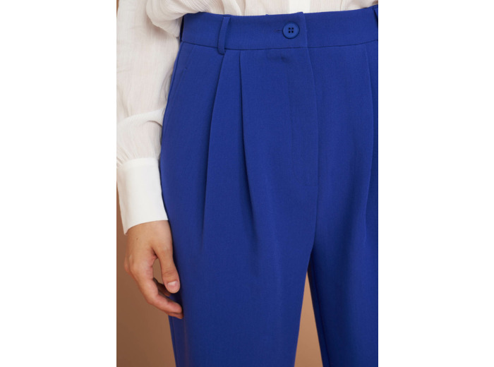 Pantalon tailleur taille haute