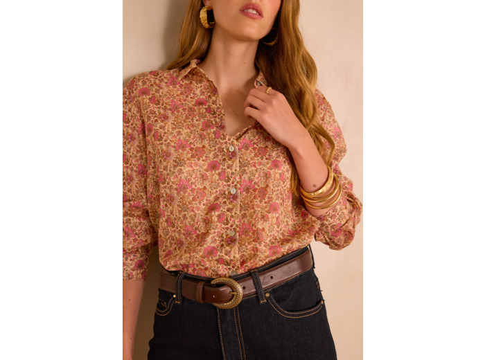 Chemisier imprimé liberty COLETTE 100% coton