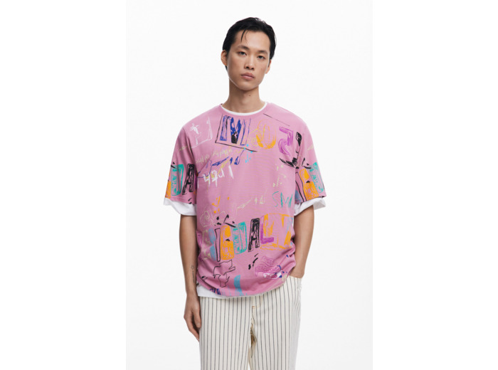 T-Shirt À Manches Courtes En Maille – Homme