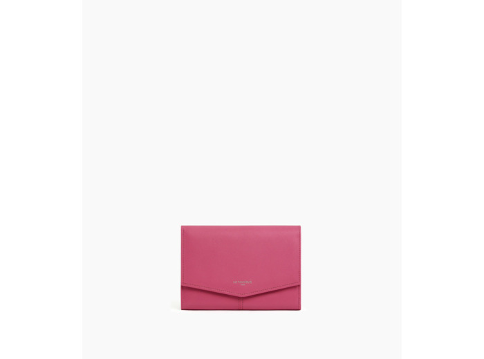 Portefeuille moyen modèle Charlotte en cuir lisse