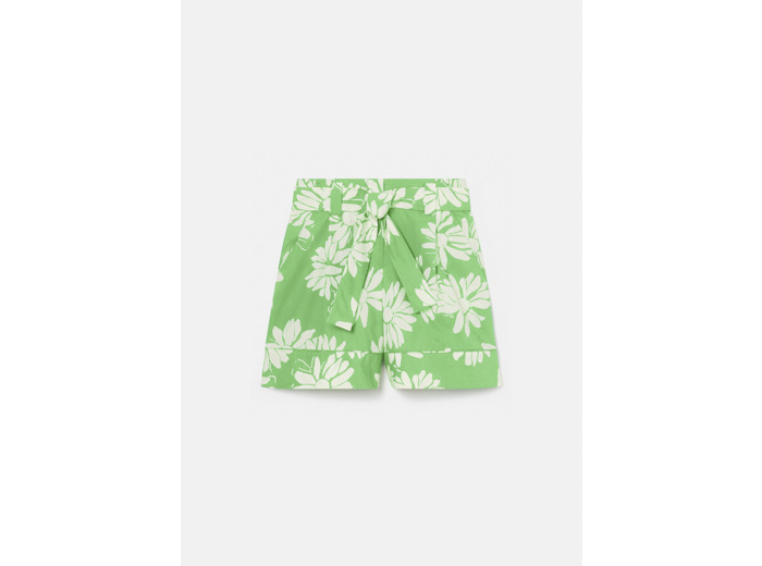 Short Shell Vert en Coton