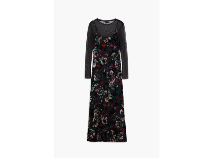 Robe À Manches Longues En Maille – Femme