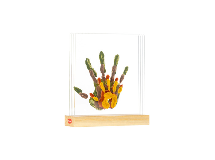 Kit empreinte famille peinture Transparent