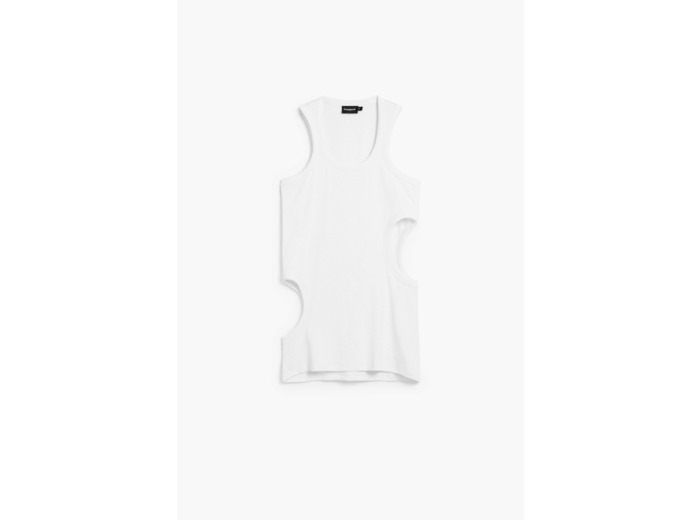 T-Shirt Sans Manches En Maille – Femme