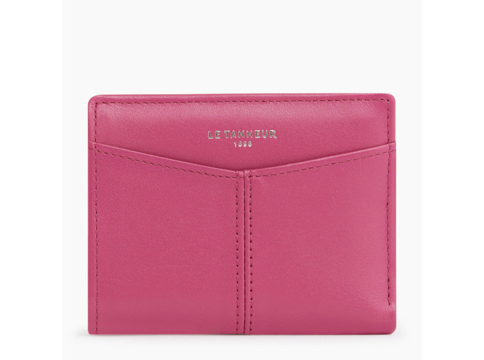 Porte cartes Charlotte en cuir lisse