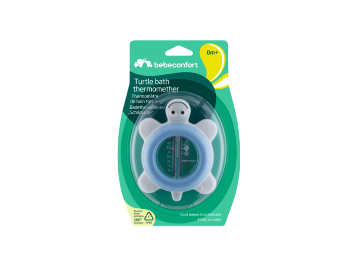 Thermométre de bain tortue Bleu