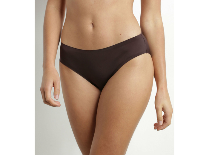 Culotte en microfibre marron précieux InvisiFree de Dim