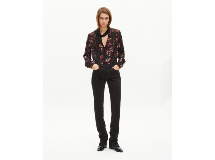Jean slim long noir black