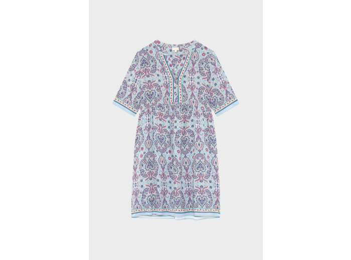 Robe courte et droite imprimée - LINN