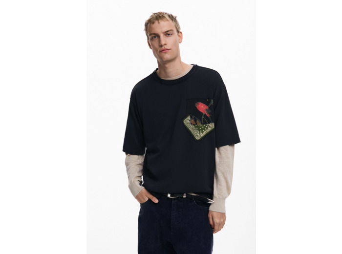 T-Shirt À Manches Courtes En Maille – Homme