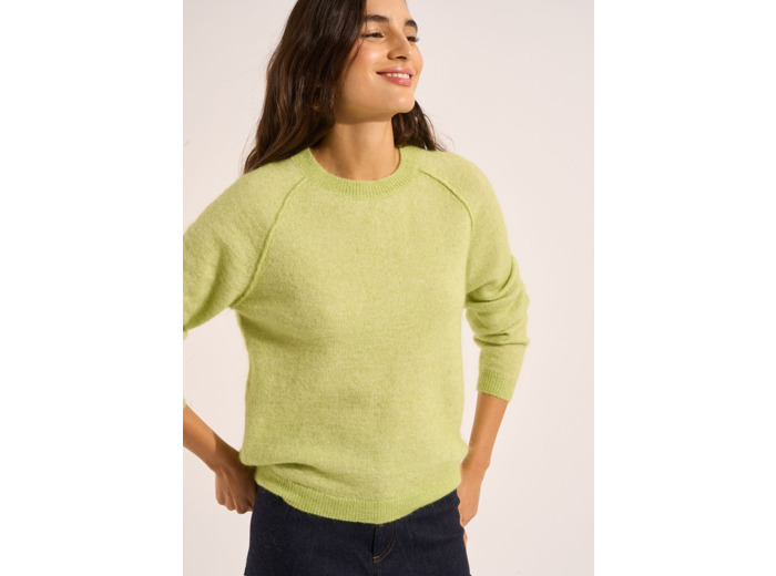 Pull en mohair col rond