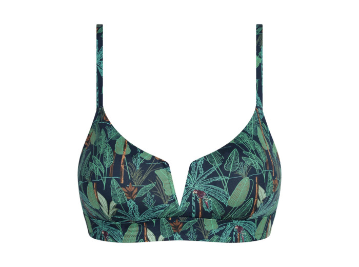 Haut de maillot de bain forme brassière sans armatures