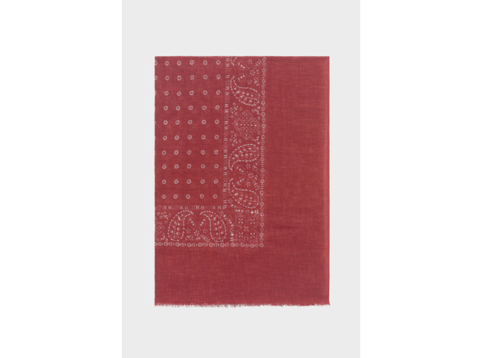 Foulard imprimé en lin - OMISHA