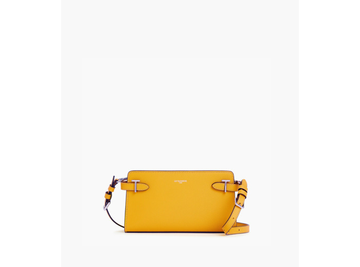 Petit sac à bandoulière Emilie en cuir signature T