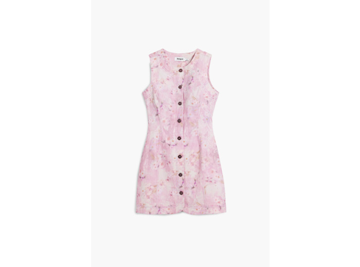 Robe Sans Manches En Tissu – Femme