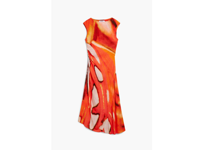 Robe Sans Manches En Tissu – Femme