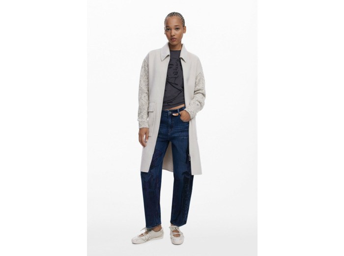 Manteau En Tissu – Femme