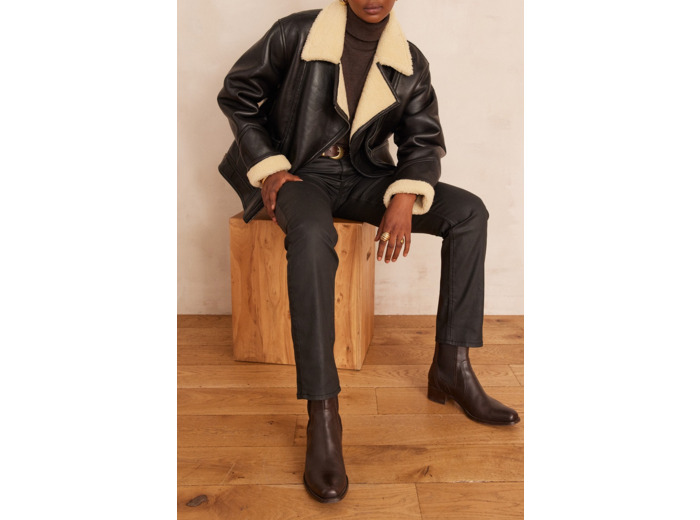 Blouson en cuir FOLIO