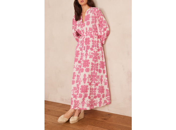 Robe longue MIRANA en coton