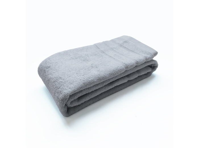 Drap de douche DODO MINERAL - Coloris GRIS CLAIR