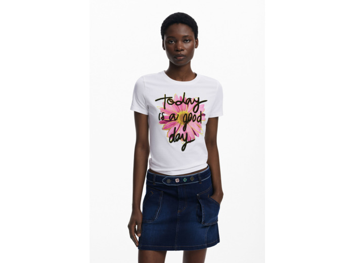 T-Shirt À Manches Courtes En Maille – Femme