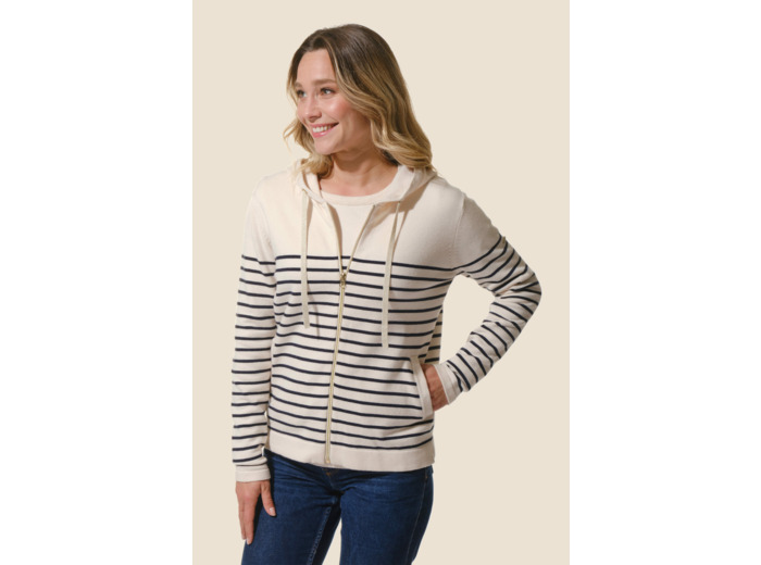 Gilet rayé femme Miranda