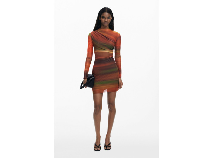 Robe À Manches Longues En Maille – Femme