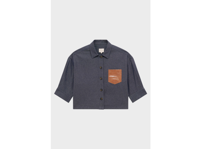 Surchemise en denim brut - ROSELANE