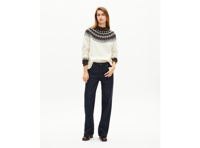Jean large brut bleu blue electric