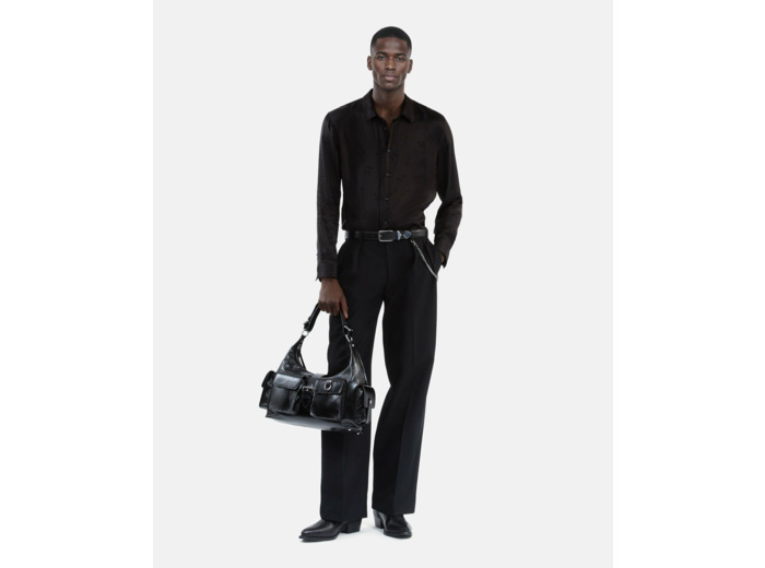 Chemise manche longue black