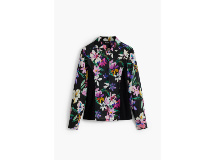 Chemise À Manches Longues En Tissu – Femme