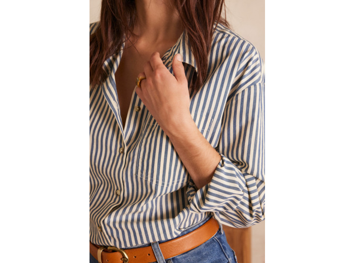 Chemise SAVANA en coton à rayures