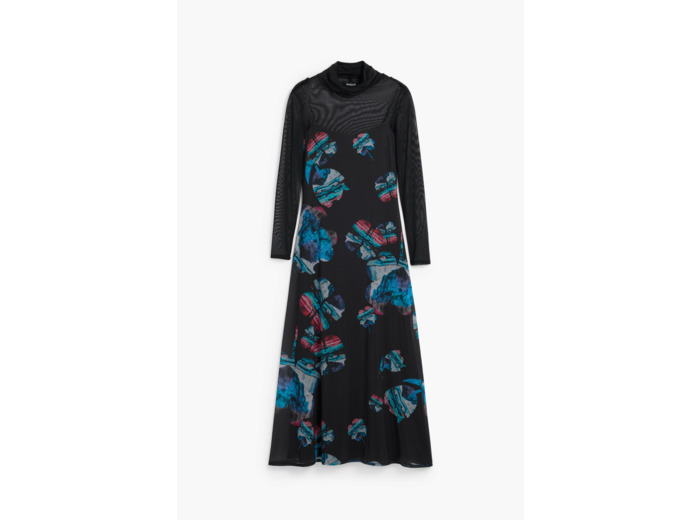 Robe À Manches Longues En Maille – Femme