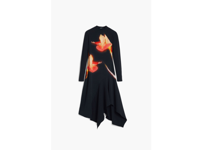 Robe À Manches Longues En Maille – Femme