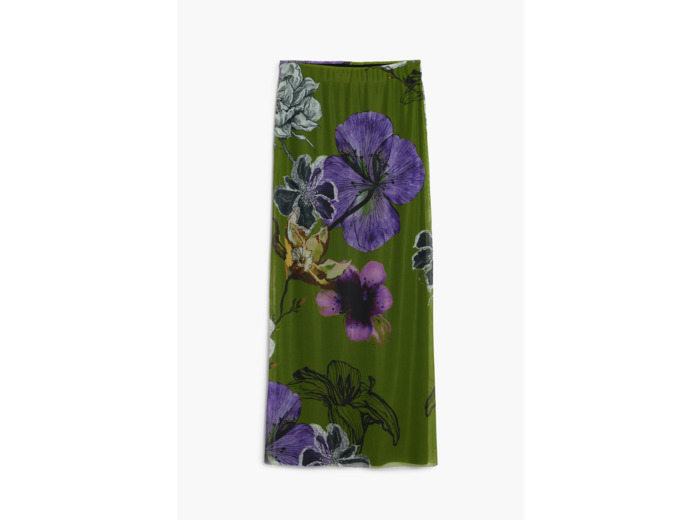 Jupe Droite En Maille – Femme