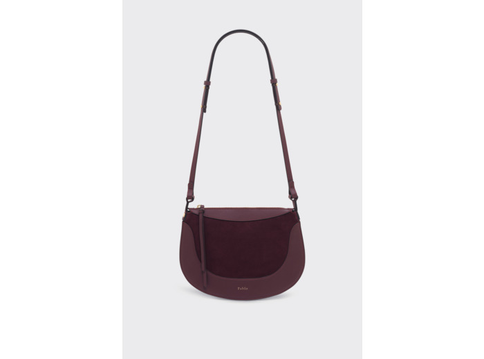 Sac travers en cuir velours - THEA