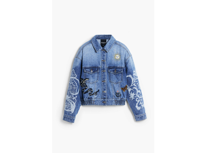Veste Trucker En Denim – Femme