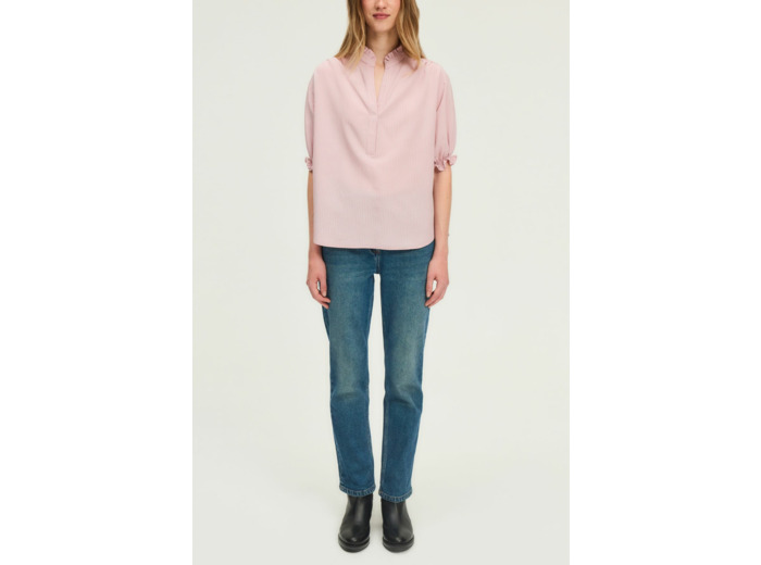 Blouse rayée à manches courtes - ANOUK