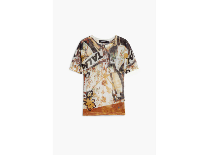 T-Shirt À Manches Courtes En Tricot – Femme