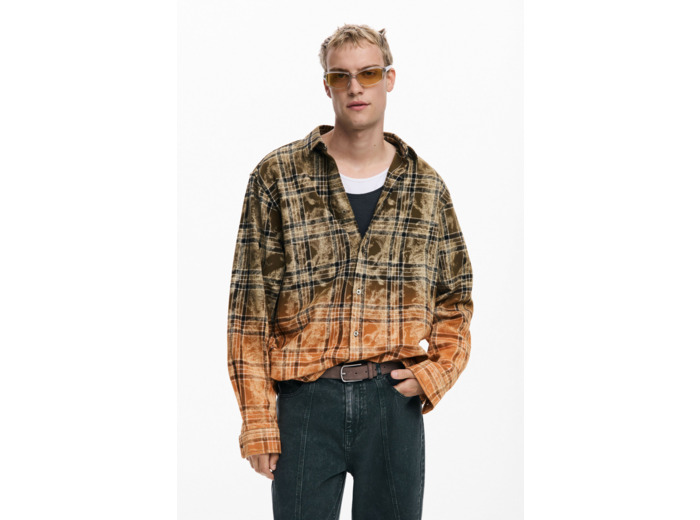 Chemise À Manches Longues En Tissu – Homme