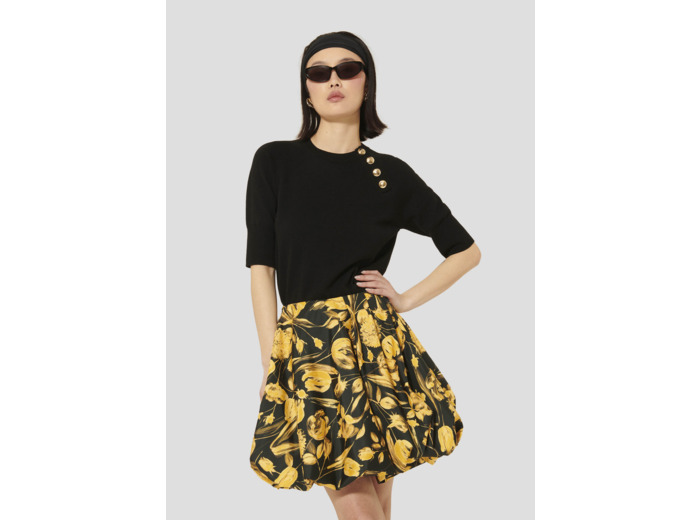 Pull Pastelle Noir en Polyester