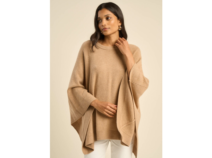 Poncho en cachemire