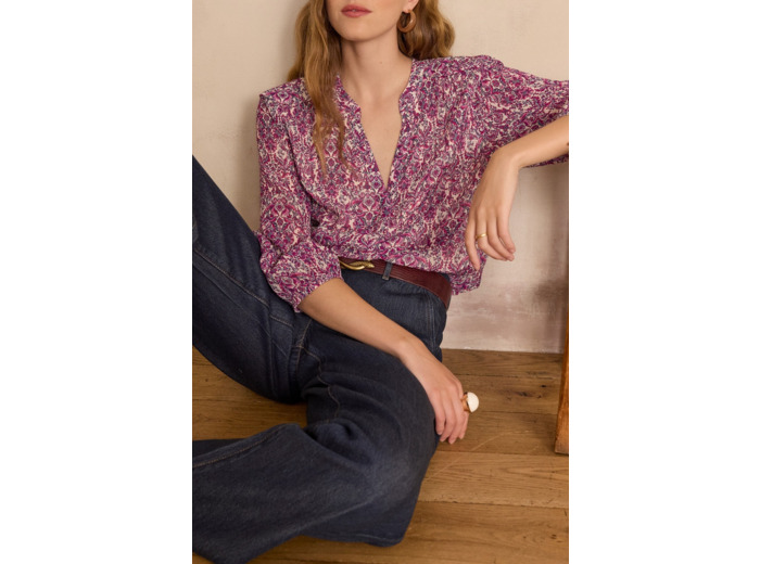 Blouse BRUNETTE imprimée arabesque