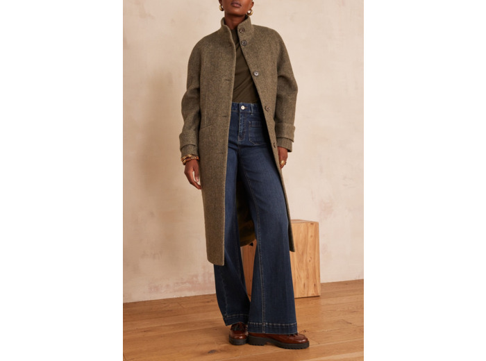 Manteau long en laine DUKE