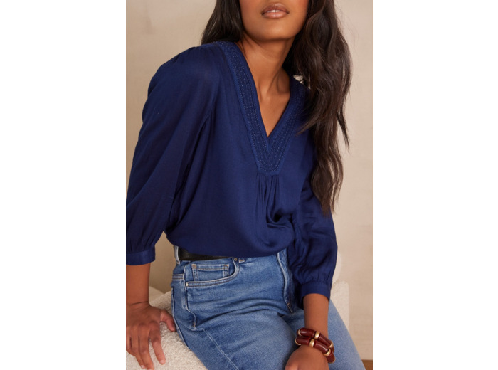 Blouse brodée TAYLOR