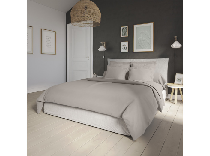 Housse de couette Influence Percale Fumée