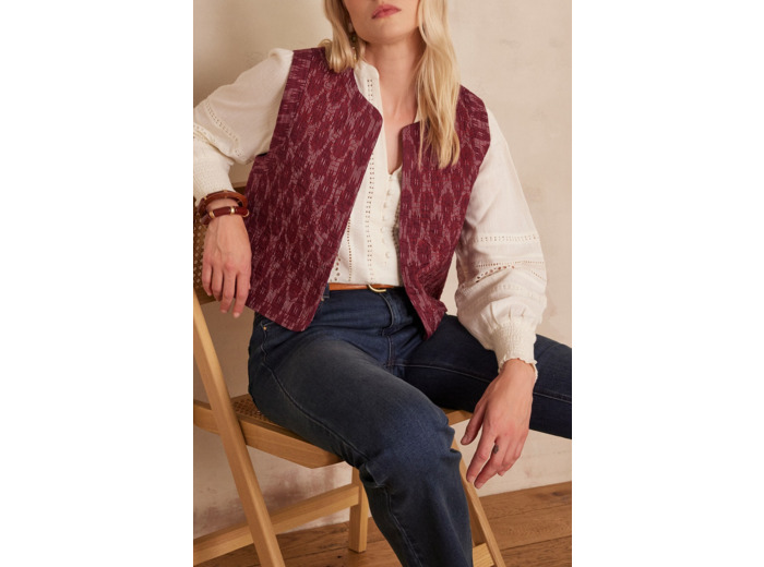 Gilet en coton PRUNE