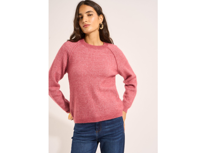 Pull en mohair col rond