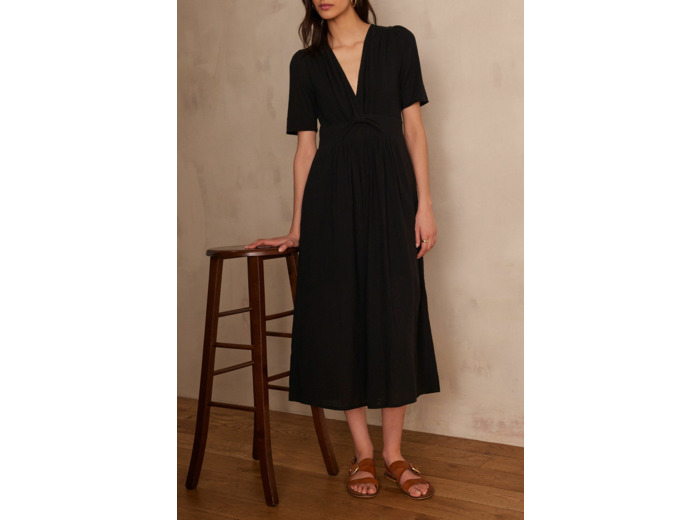 Robe longue en coton LOVE